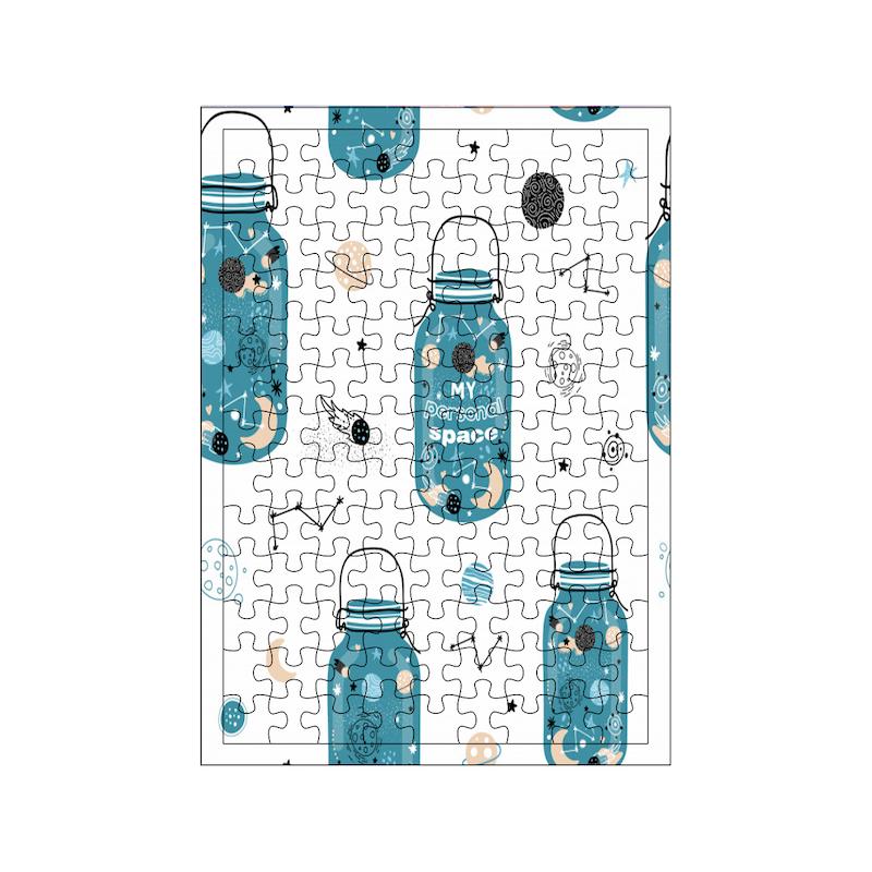 پازل طرح  کد بطری فضایی کد 1762