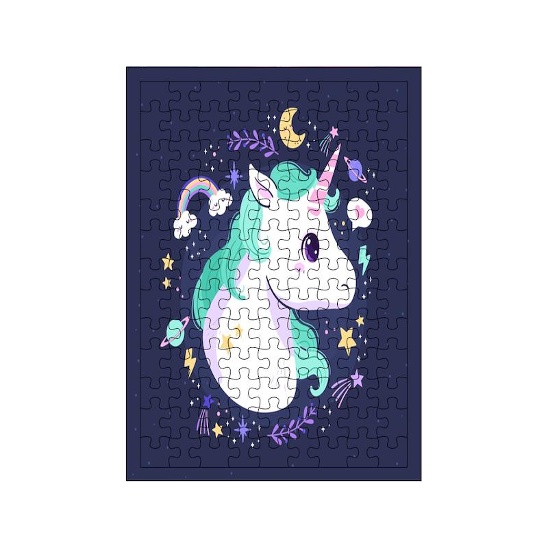 پازل طرح اسب تک شاخ کد 1765