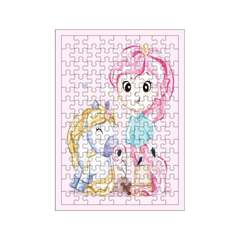 پازل طرح اسب تک شاخ کد 1772