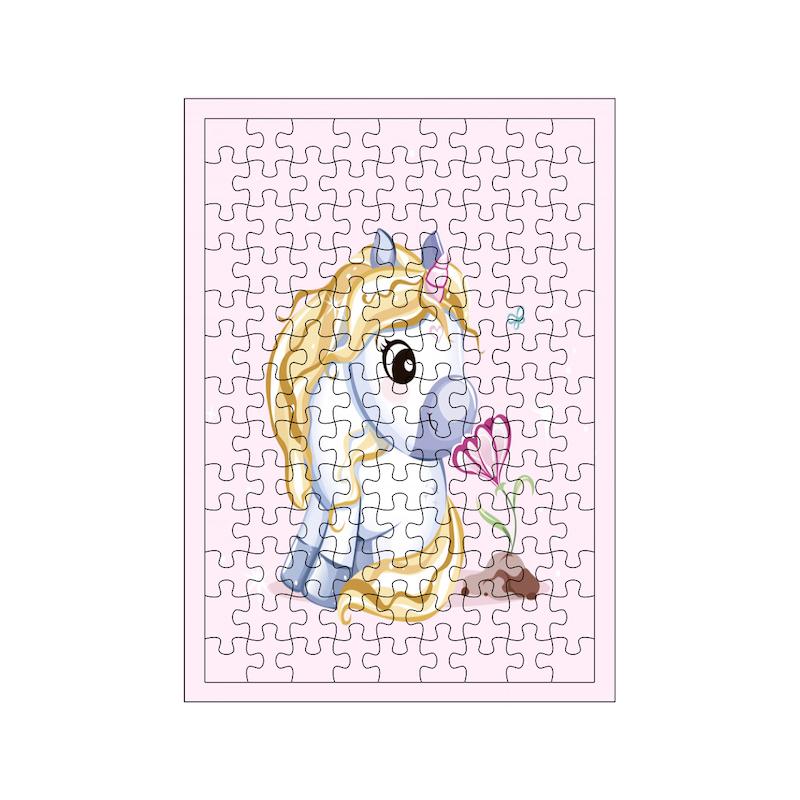 پازل طرح اسب تک شاخ کد 1773