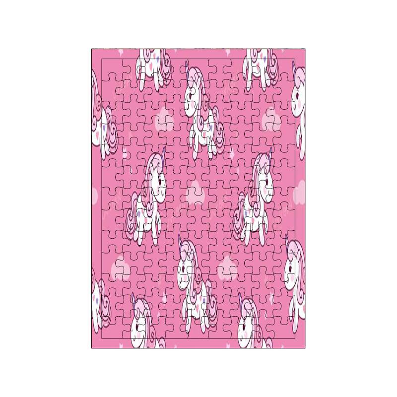 پازل طرح اسب تک شاخ کد 1897