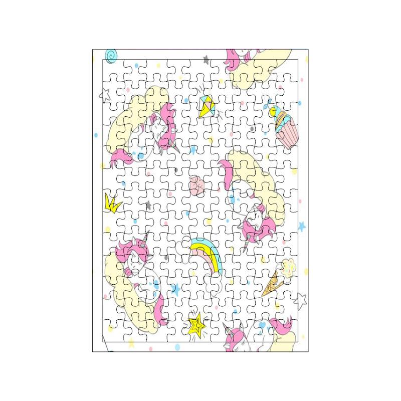 پازل طرح اسب تک شاخ کد 1898