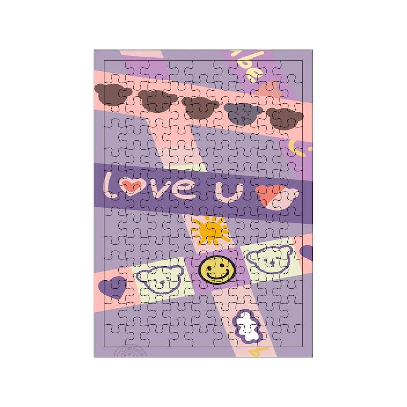 پازل طرح love کد 1923