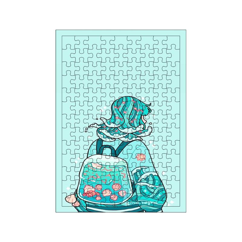 پازل طرح دختر کد 1953