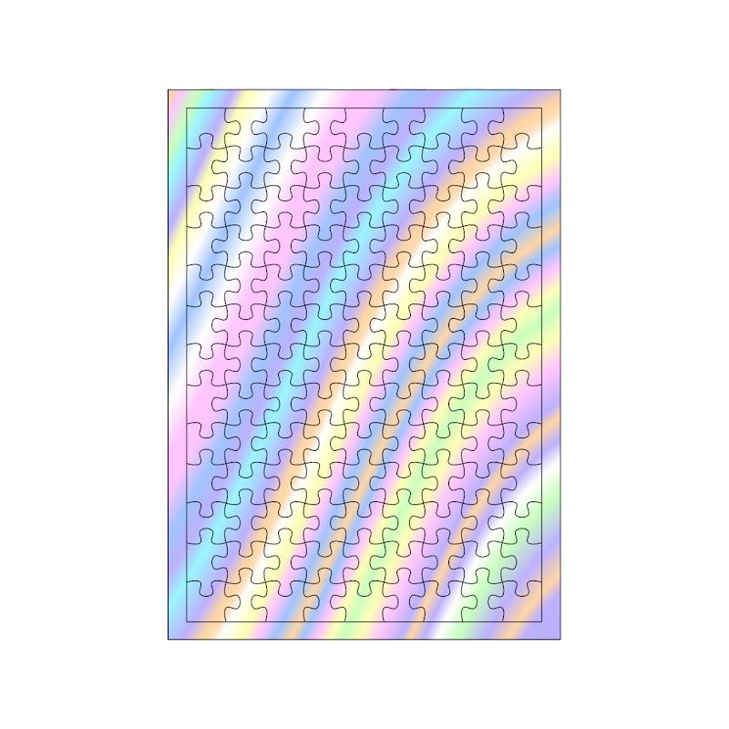 پازل طرح رنگی کد 1996