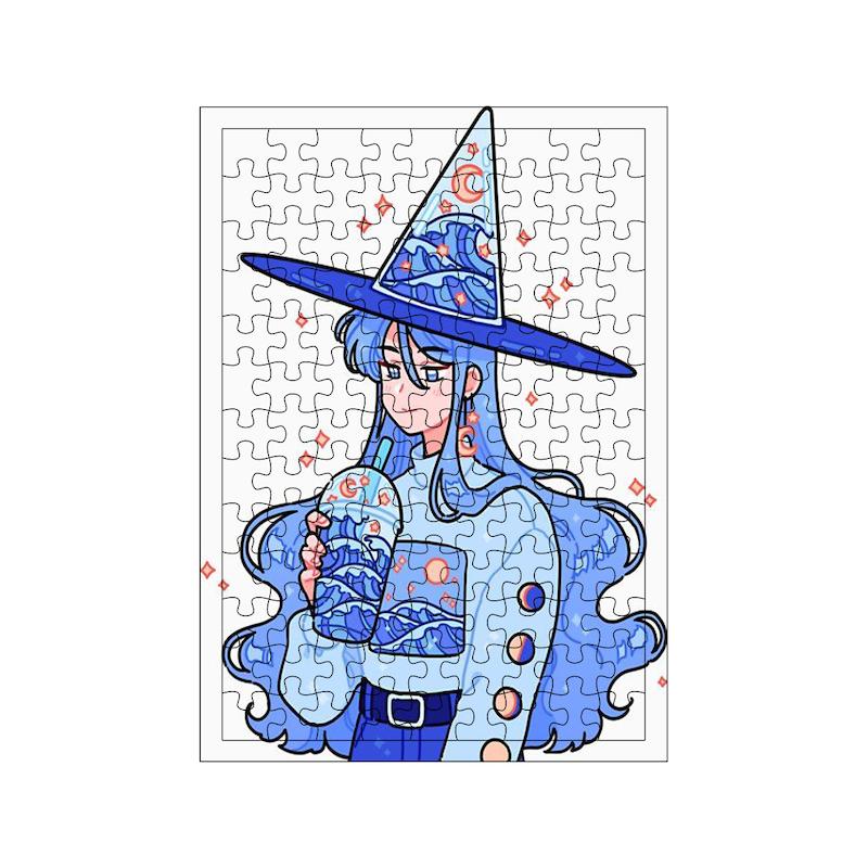 پازل طرح انیمه دختر کد 2011