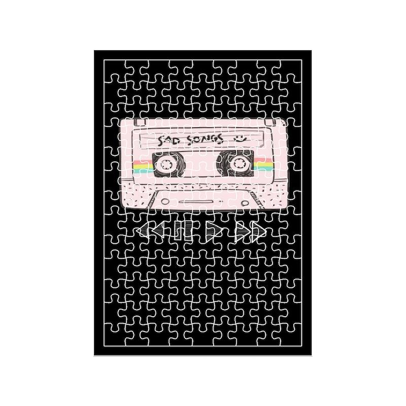 پازل طرح نوار کاست کد 2019