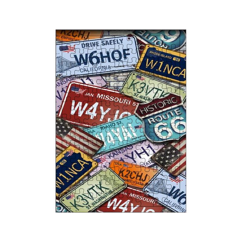 پازل طرح پلاک ها کد 2041