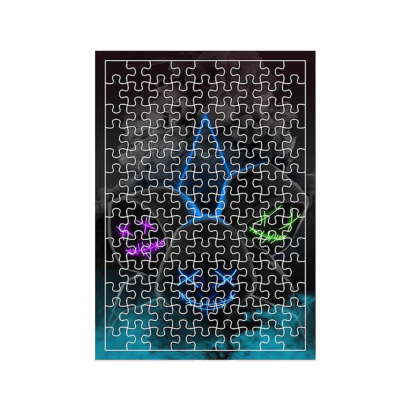 پازل طرح نقاب ها کد 2056