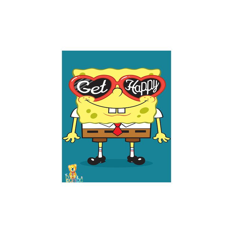 تابلو شاسی طرح باب اسفنجی کد 123