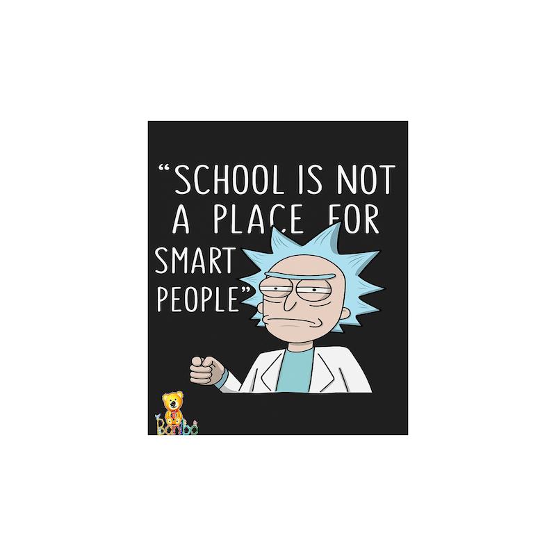 تابلو شاسی طرح ریک و مورتی کد 229