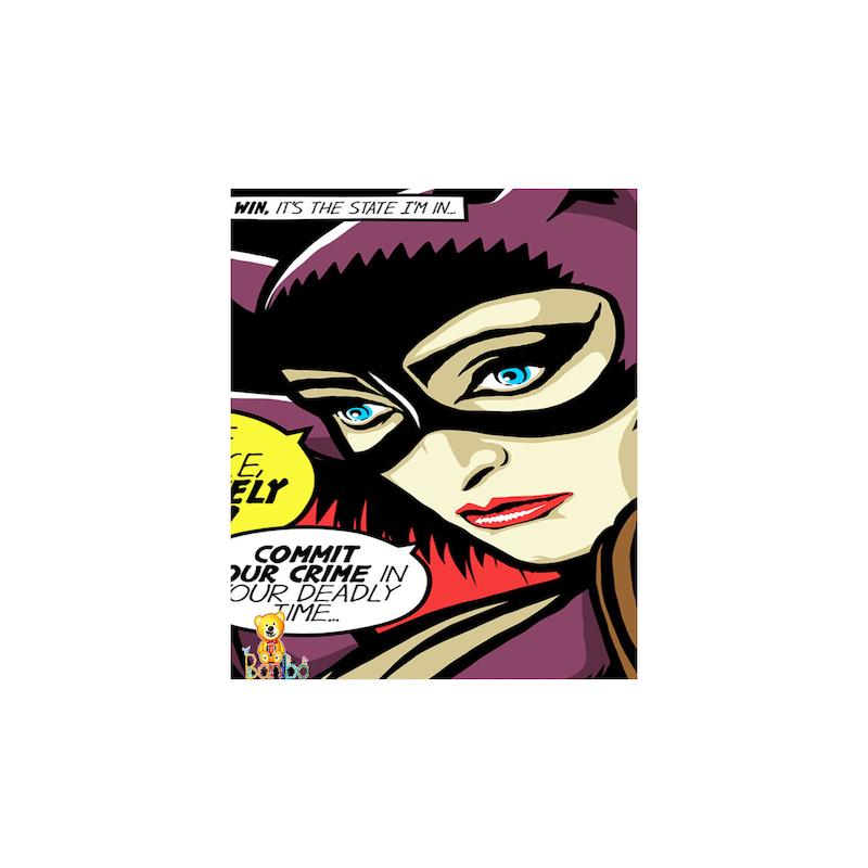 تابلو شاسی طرح bat girl کد 325