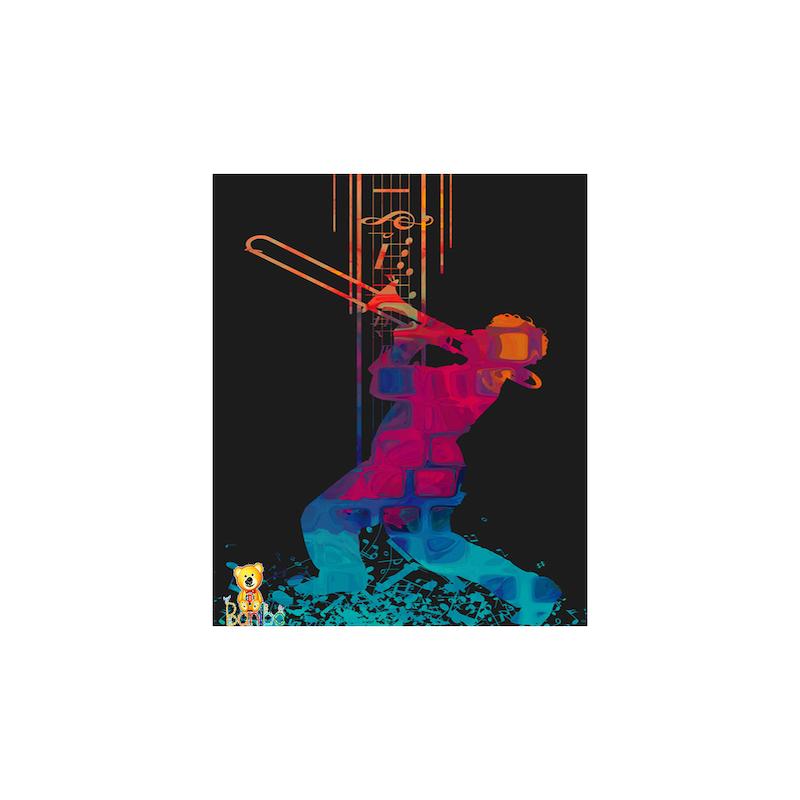 تابلو شاسی طرح موسیقی کد 389