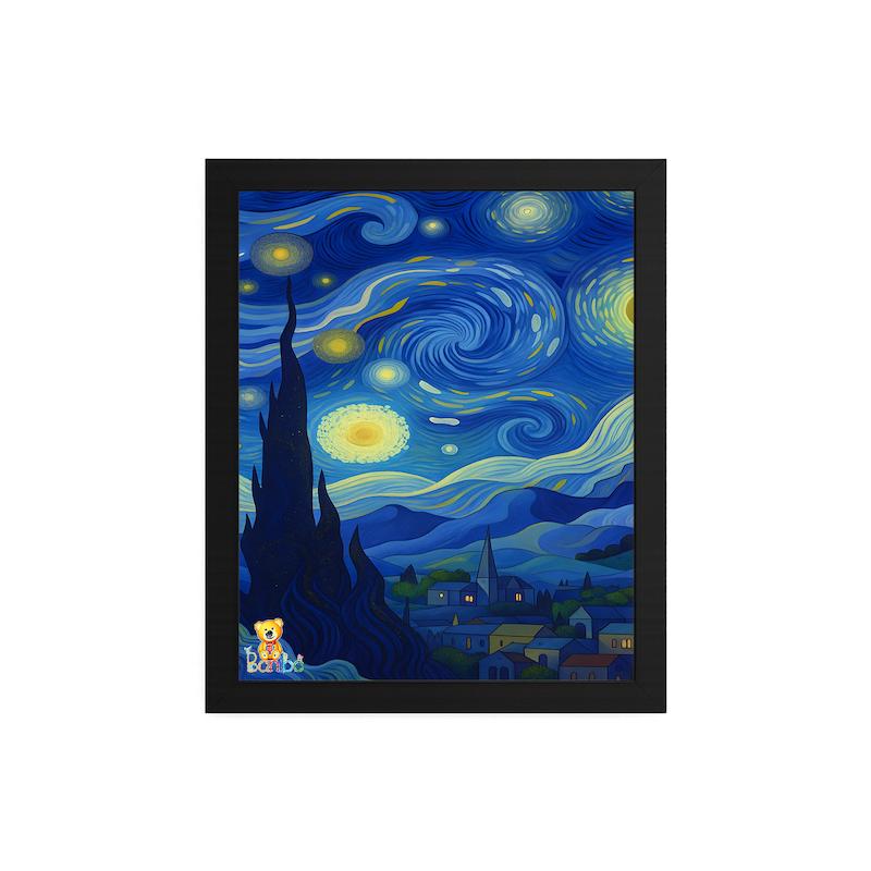 تابلو شاسی طرح ونگوگ کد 260