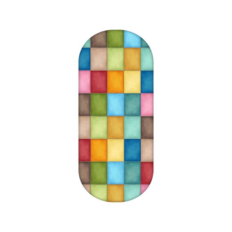 سوهان ناخن طرح رنگی کد 814