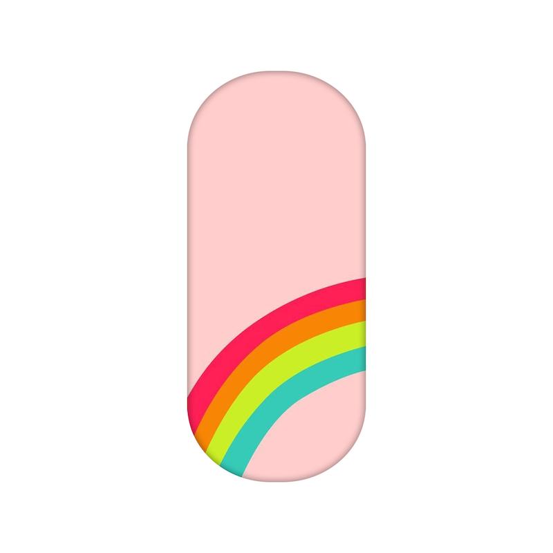 سوهان ناخن طرح رنگین کمان کد 821