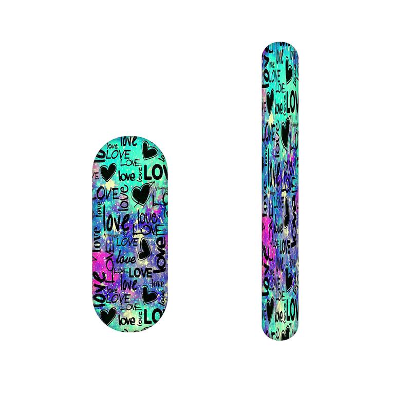 سوهان ناخن طرح love کد 232 مجموعه 2 عددی