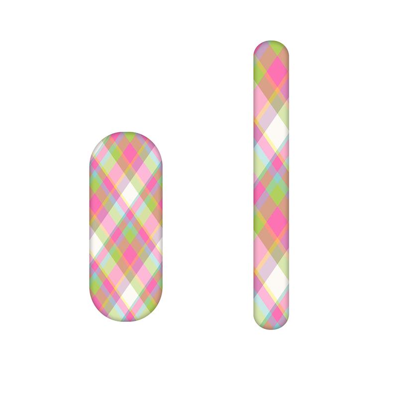 سوهان ناخن طرح چهارخونه کد 398 مجموعه 2 عددی