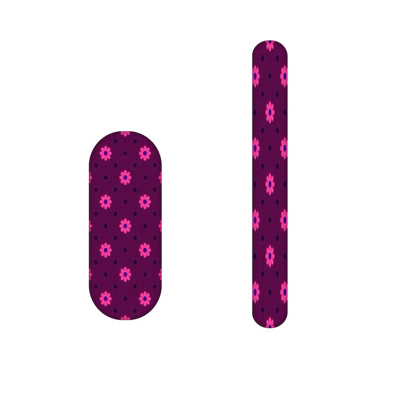 سوهان ناخن طرح گل کد 735 مجموعه 2 عددی