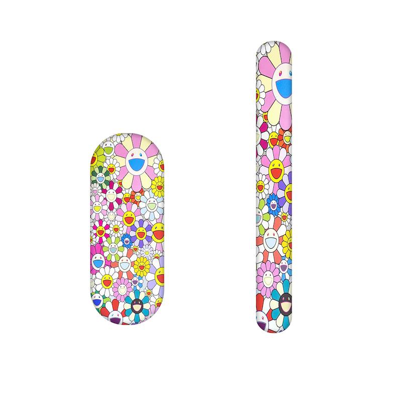 سوهان ناخن طرح گل های خندان کد 771 مجموعه 2 عددی