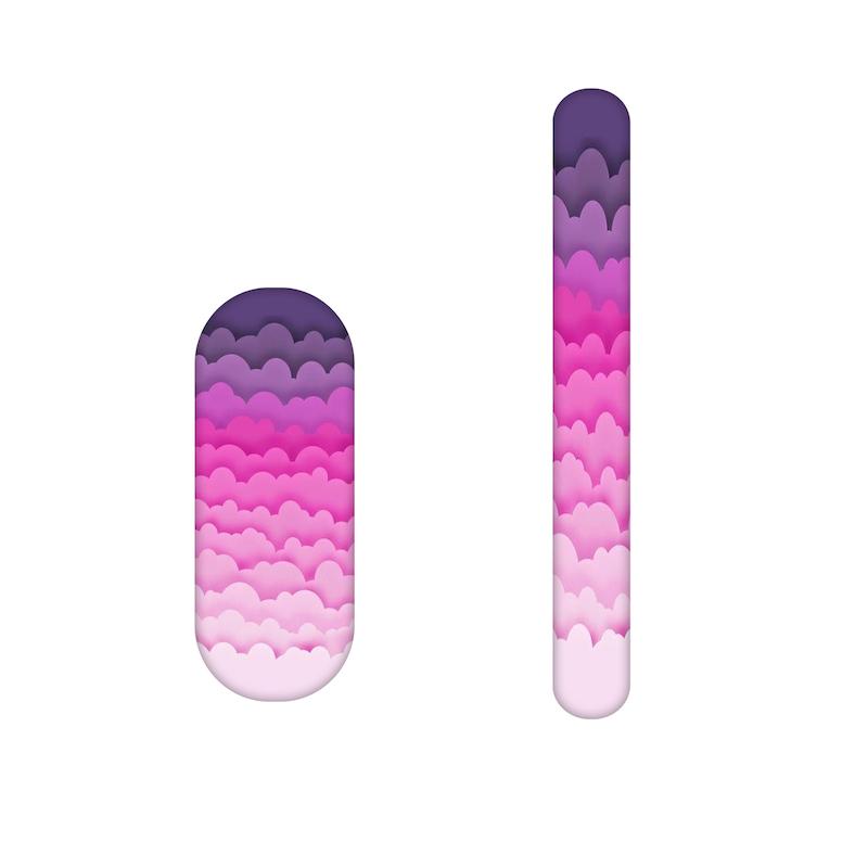 سوهان ناخن طرح صورتی کد 781 مجموعه 2 عددی