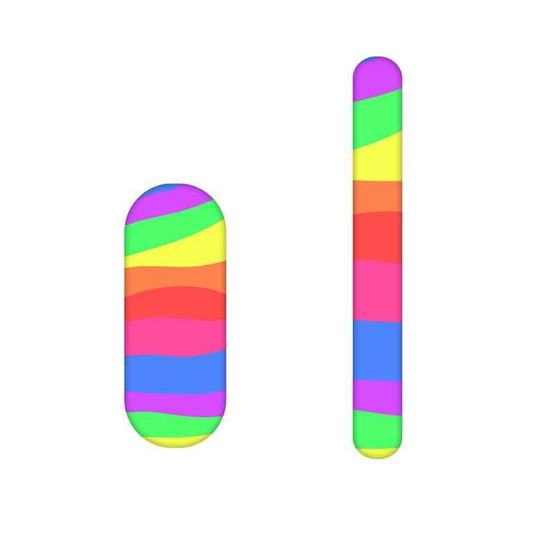 سوهان ناخن طرح رنگی کد 787  مجموعه 2 عددی