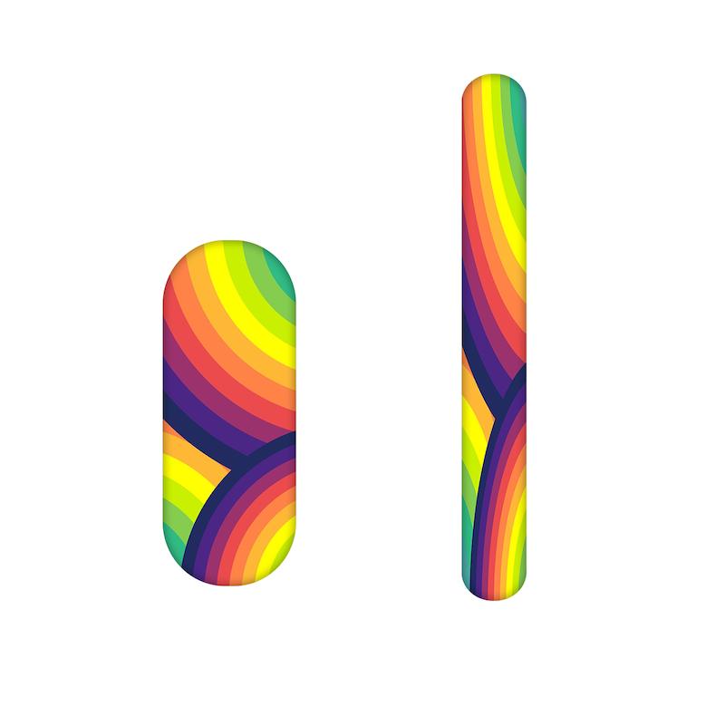 سوهان ناخن طرح رنگی کد 790 مجموعه 2 عددی