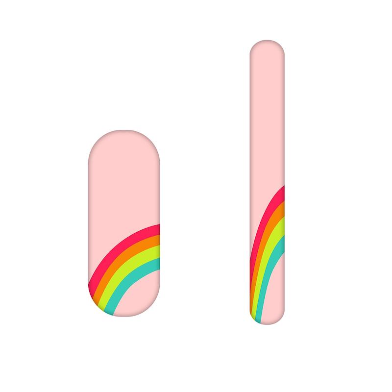 سوهان ناخن طرح رنگی کد 821 مجموعه 2 عددی