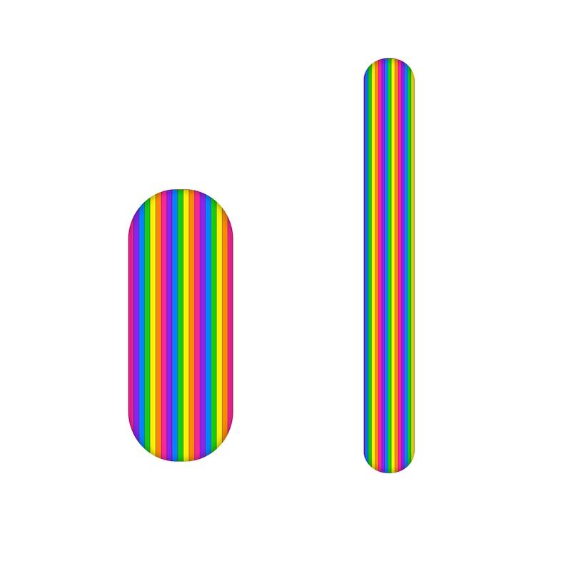 سوهان ناخن طرح رنگی کد 825 مجموعه 2 عددی