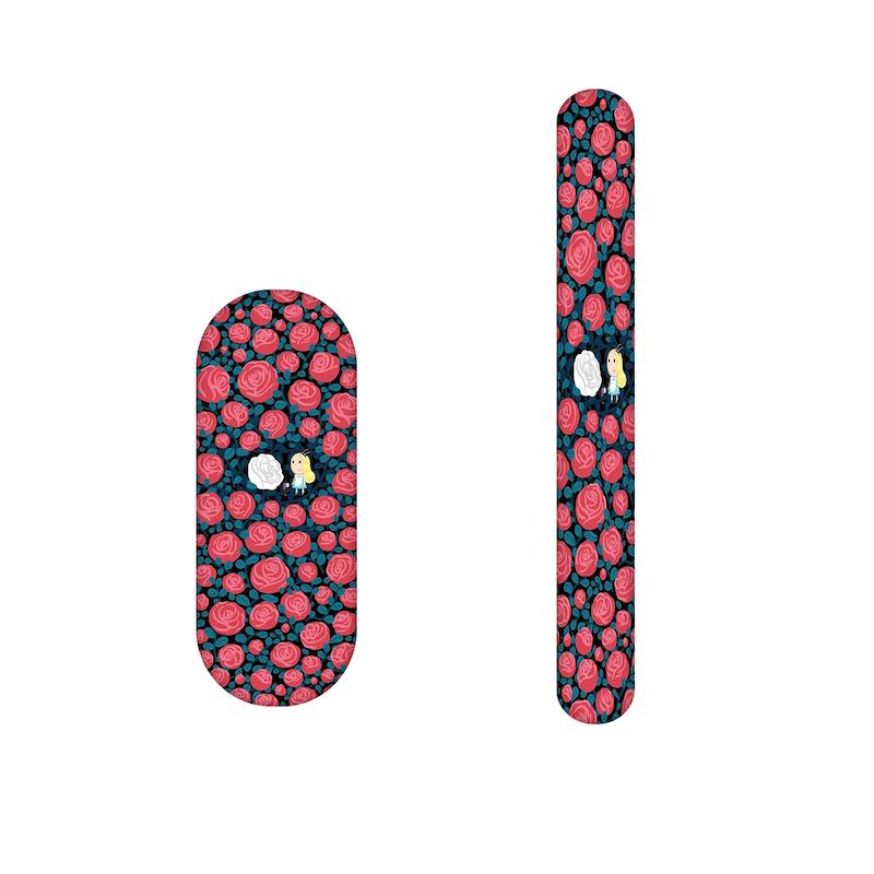 سوهان ناخن طرح دختر و گلهای رز کد 861 مجموعه 2 عددی