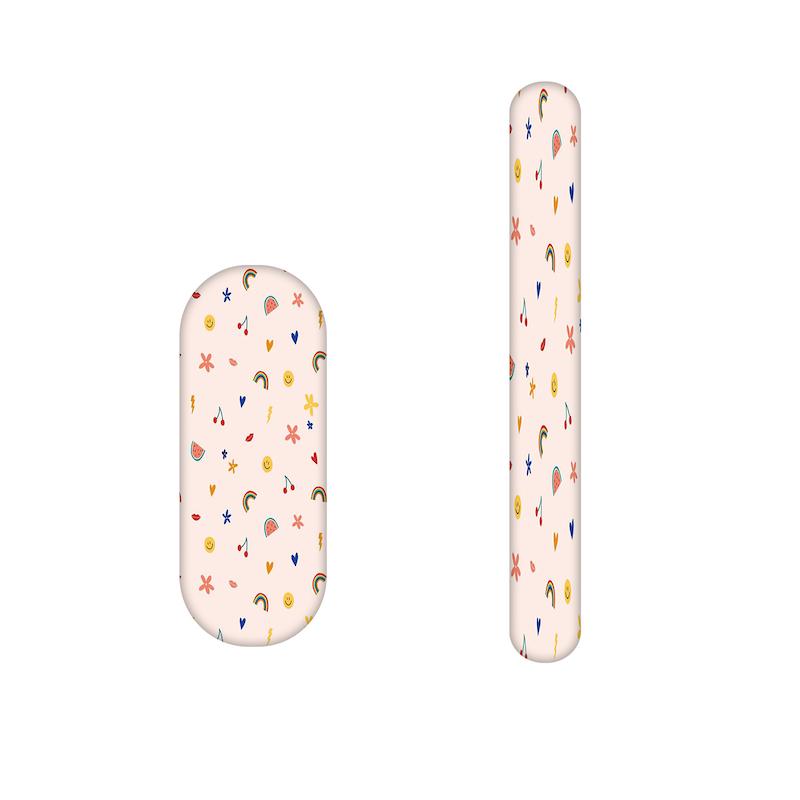 سوهان ناخن طرح رنگین کمان کد 869 مجموعه 2 عددی