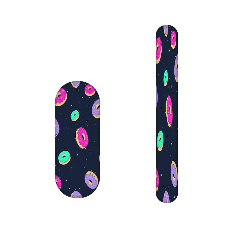 سوهان ناخن طرح دونات کد 890  مجموعه 2 عددی