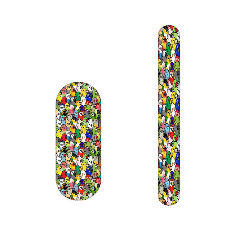 سوهان ناخن طرح طوطی ها کد 952 مجموعه 2 عددی