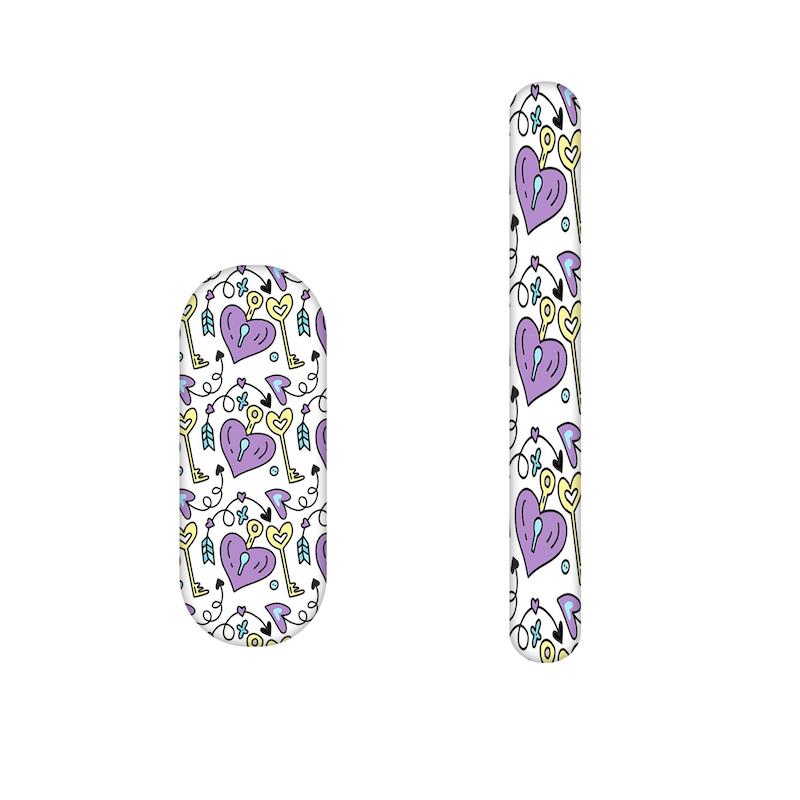 سوهان ناخن طرح قلب و کلید کد 1035  مجموعه 2 عددی