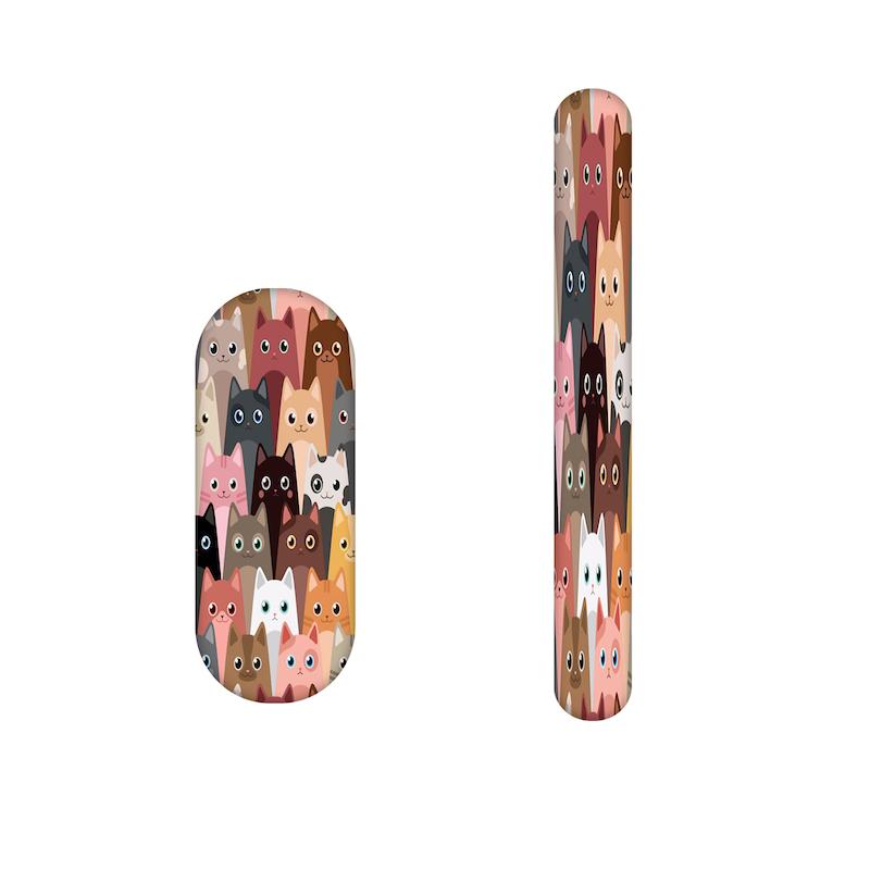 سوهان ناخن طرح گربه ها کد 1080 مجموعه 2 عددی