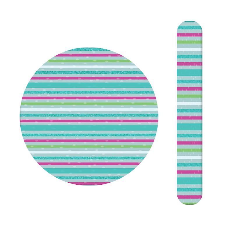 ست آینه و سوهان طرح رنگی کد 217