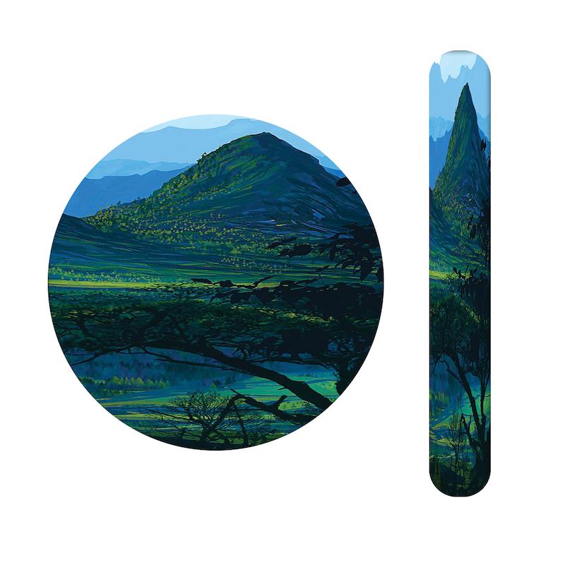 ست آینه و سوهان طرح جنگل کد 243