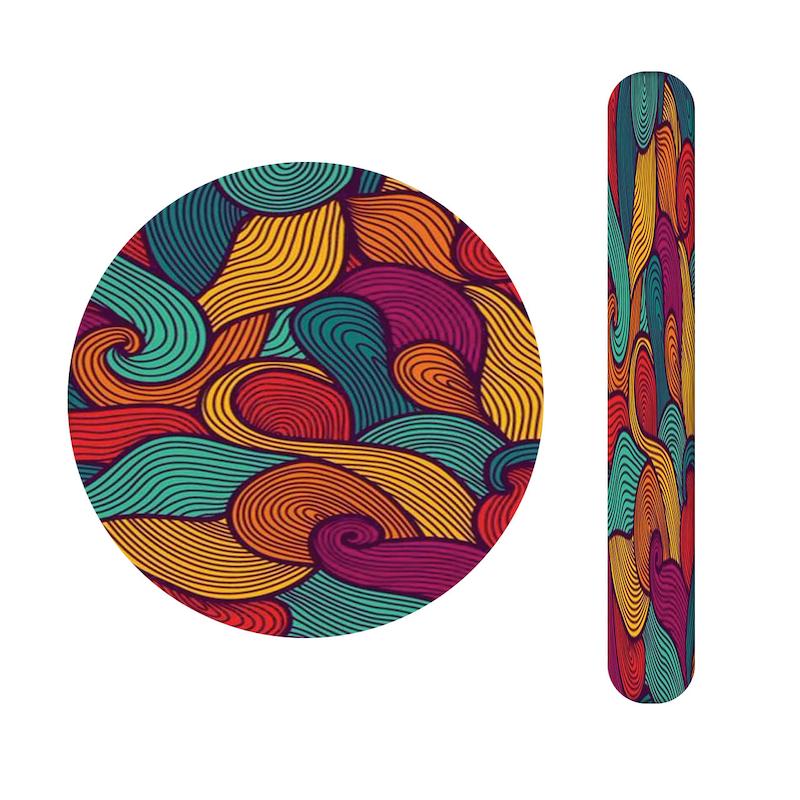 ست آینه و سوهان طرح رنگی کد 325