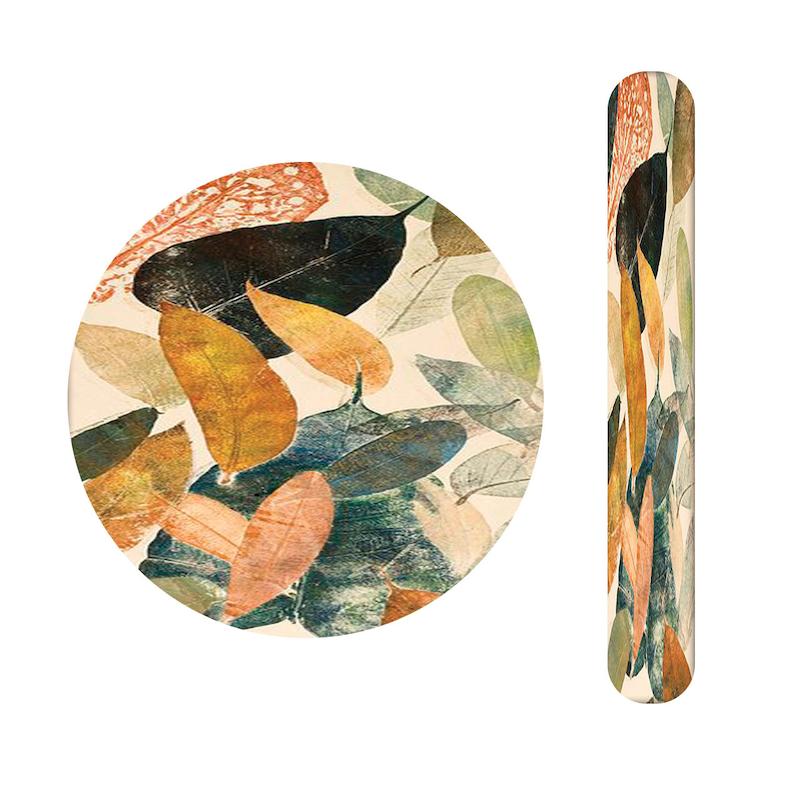 ست آینه و سوهان طرح برگ ها کد 335