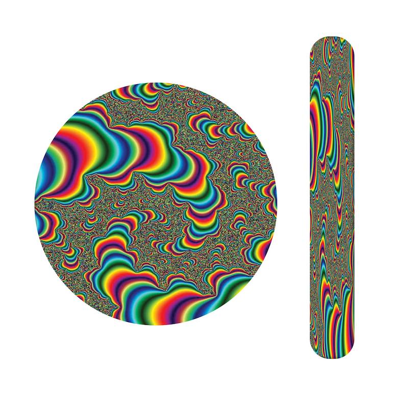 ست آینه و سوهان طرح رنگی کد 337