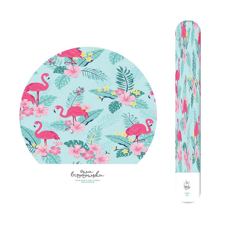 ست آینه و سوهان طرح فلامینگو کد 340