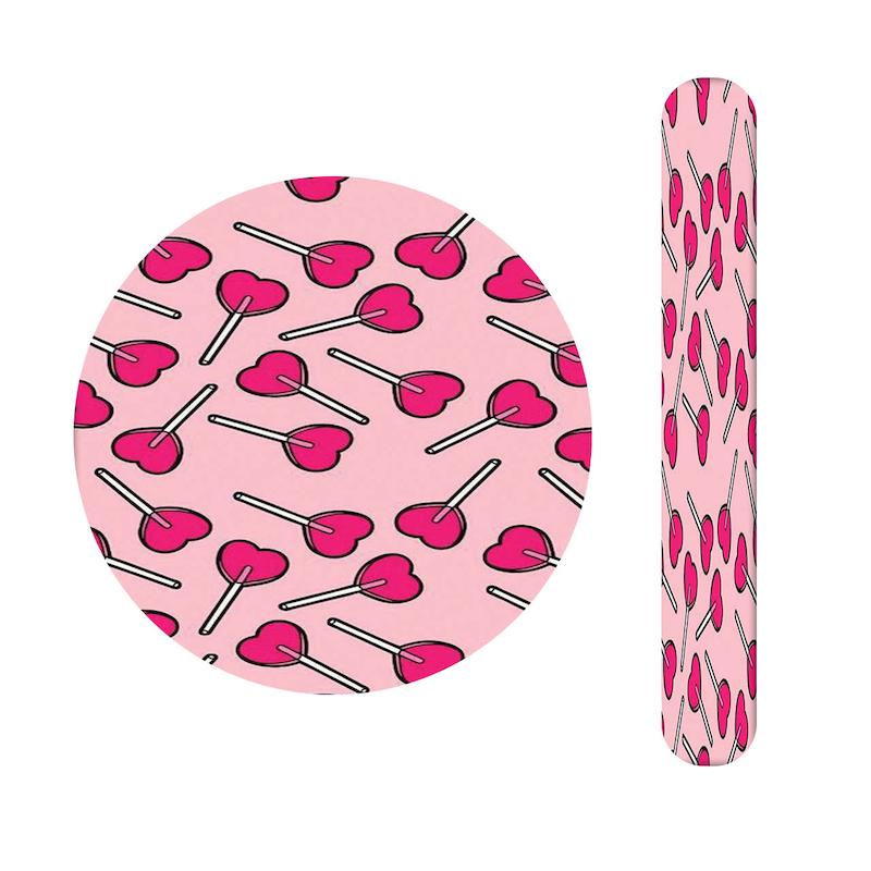 ست آینه و سوهان طرح آبنبات قلبی کد 358