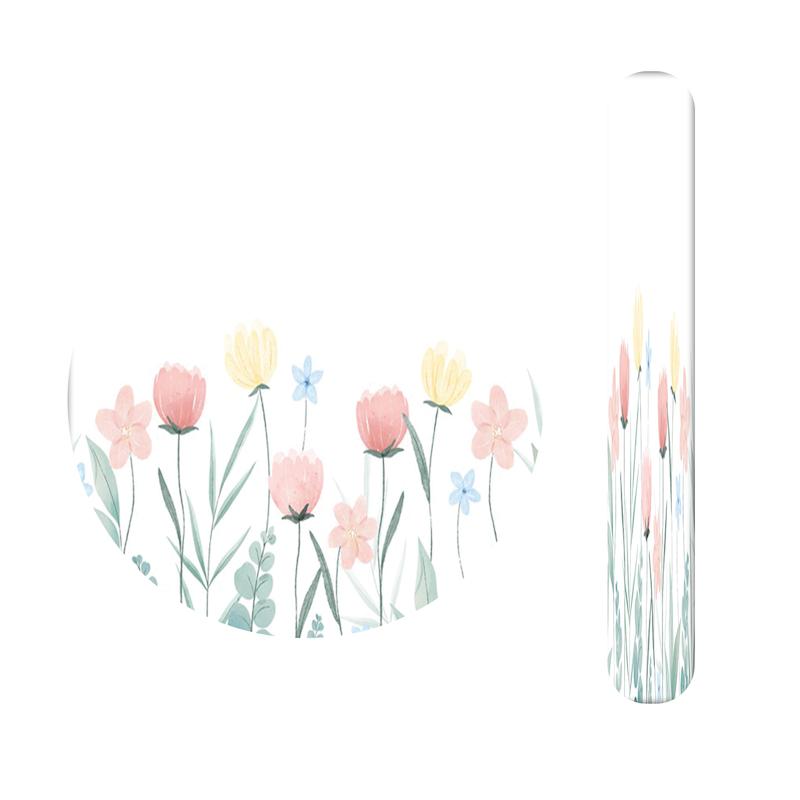 ست آینه و سوهان طرح گل لاله کد 458