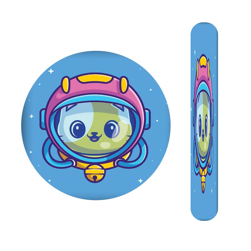 ست آینه و سوهان طرح گربه فضانورد کد 547