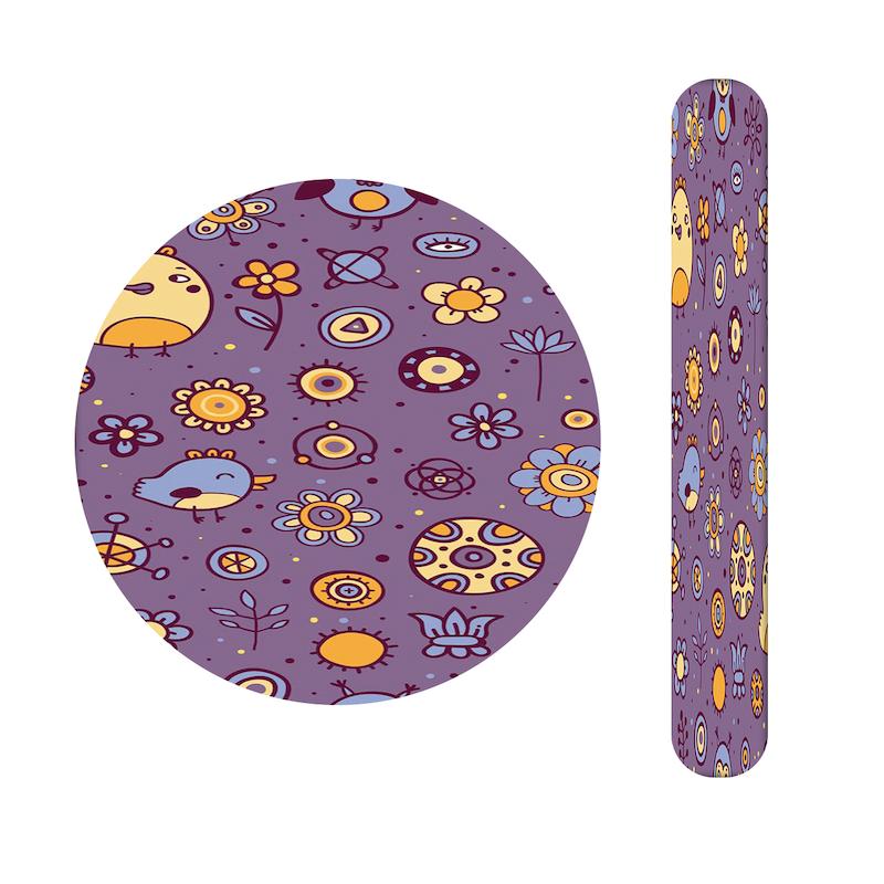 ست آینه و سوهان طرح گل و گنجشک کد 766