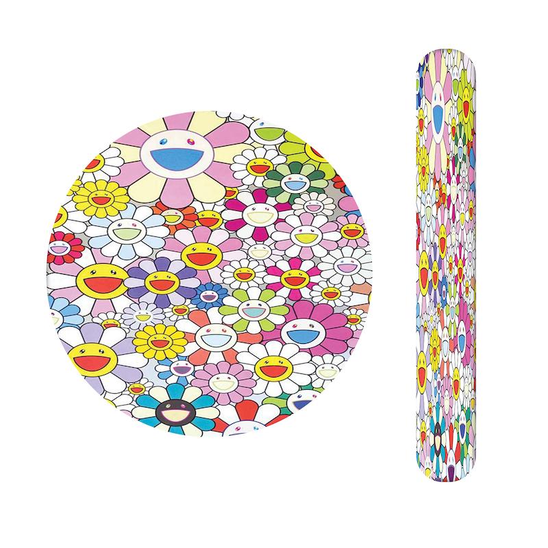 ست آینه و سوهان طرح گل های خندان کد 771