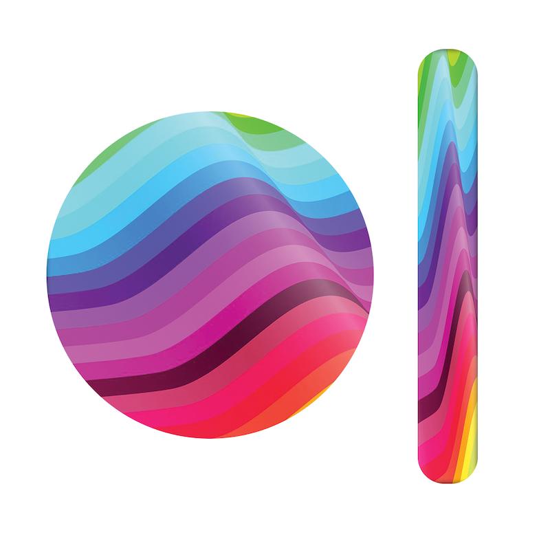 ست آینه و سوهان طرح رنگی کد 783