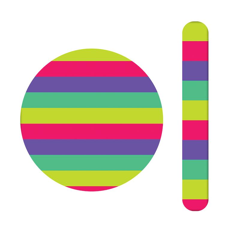 ست آینه و سوهان طرح رنگی کد 785