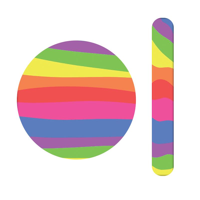 ست آینه و سوهان طرح رنگی کد 787