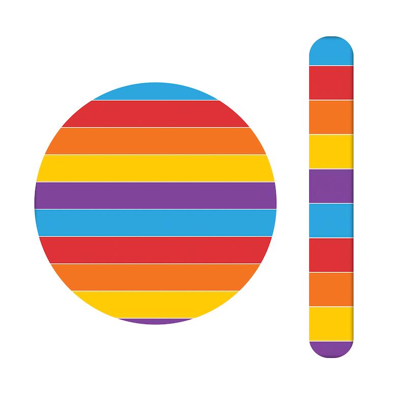 ست آینه و سوهان طرح رنگی کد 789